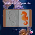 Seahorse-Silhouette-Stencil.jpg Seahorse Silhouette Stencil