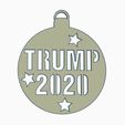 pic 2.jpg Trump 2020 Christmas Ornament