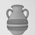 wf0.jpg Greek key strips vintage urn and vase 3D print model