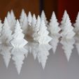 DSC_1264.jpg Free STL file Christmas tree, snowflake profile・3D printer design to download, Genapart