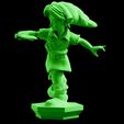 4-2.jpg Young Link Ocarina of Time Majora's Mask Statue 3D print The Legend of Zelda Nintendo