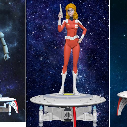 Captain Future 挿絵6点 captain-future-model-sheets.jpg