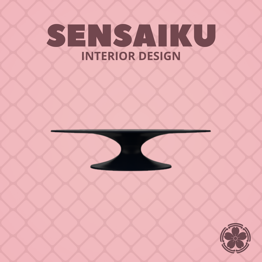 Miniature Replica 1:12 Carlo Colombo 217. Bugatti Home Athlantic Dining Table for Miniature Dollhouse - 3D Print Instant Download - Miniature Furniture Designer Series