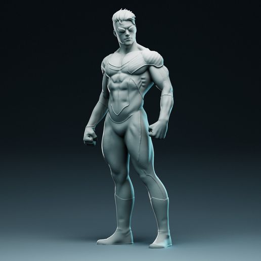 🦸 Invincible 32mm [superhero]・Free STL File for 3D printing・Cults