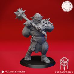 Bugbear_PS.jpg Fichier STL Bugbear - Miniature de table (pré-supporté)・Plan pour imprimante 3D à télécharger