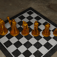 5.png Knight Elf Figure Chess Set Warrior Character Chess Pieces