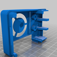TOP40mm.png Raspberry PI 4 Case (GPIO  access, Fusion 360 model, Fan 30 and 40mm)