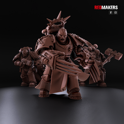 MAKERS aC) Sergeant – Space Knights - Pistols and Melee Weapons.