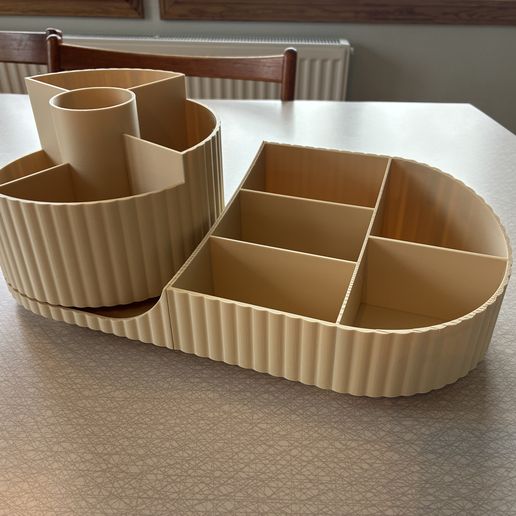 MAKEUP ORGANIZER (360 Rotating)3D Print with the Bambu Lab A1 3D  printerCults