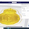 2020-07-17.png STL file Real Madrid FC shield clock・3D printer model to download