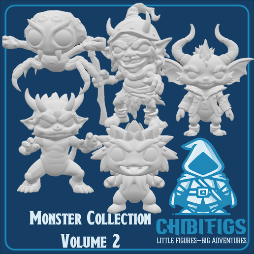 Chibi Monster Collection Volume 2 3D model