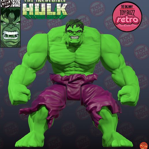 🎨 HULK ANIMATED SERIES 1996 SAVAGE・ STL File for 3D printing・Cults