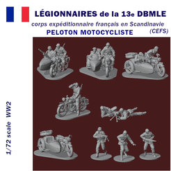 motardsLegionnaires.png Legionnaires Motos Terrot WW2 1/72 scale