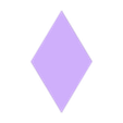 Rhombohedron_Trigonal.stl Trigonal crystal Rhombohedron