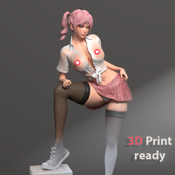 image1-Camera.png Pink Skirt 3D print model - Sweetie girl 3D print model