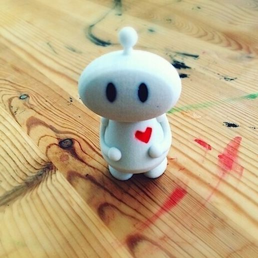 Mailbot: the Robot Note Mailbox 3D model