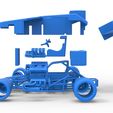 81.jpg Diecast Supermodified front engine Winged race car V2 Scale 1:25
