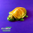 1.png STL file Flexi Hiding Turtle Bath Toy・Template to download and 3D print