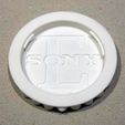 E-mount_rear_cap_inside_TV.jpg Archivo STL gratis Tapa del objetivo trasero de la Sony NEX / con montura E・Plan de la impresora 3D para descargar