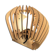 ARD0006-2.png WALL LIGHT STL AND DXF FILES 6