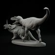 Gorgosaurus_vs_Styracosaurus_B1.jpg Gorgosaurus vs Styracosaurus 1-35 scale pre-supported