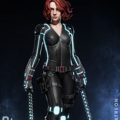 1.jpeg STL file Black Widow 3D Print・3D printable design to download