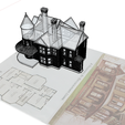 Capture3.png N-Scale House 'The Bridgeport' 1:160 Scale STL Files