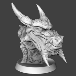 Snow_dragon_render01.png Free STL file Snow Dragon・3D printing design to download
