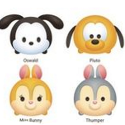 OSWALD PLUTO PANPAN MISS BUNNY COLOR.png STL file 8 COOKIE CUTTER TSUMTSUM donald pluto daisy oswald .・3D print object to download, Majin59