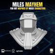3.png Miles Mayhem Fan art Kit 3D printable for Action Figures