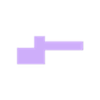 Pusher_Sensor_Post.stl Worker Dominator Solenoid and Sensor Mounting Hardware