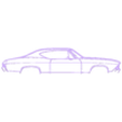 chevelle 1968.stl Wall Silhouette: Chevrolet Set