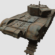 4.png Destroyed Tank Churchill MK.III (UK, WW2)