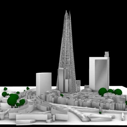 The Shard - 3D model önizlemesi