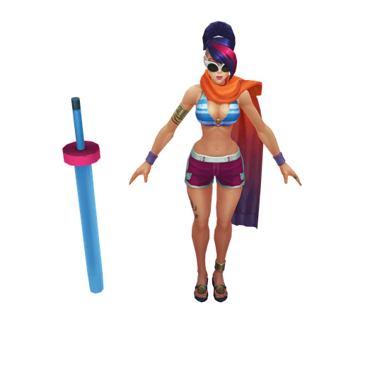 🎱 Pool Party Fiora - 12 Variant Print Pack (League of Legends
