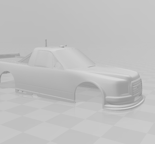 ford nascar f150 closed 3D model