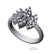 volume1.jpg Fichier STL Antique bague baguette en diamant grappes Us tailles 7 8 Modèle d'impression 3D・Modèle pour imprimante 3D à télécharger