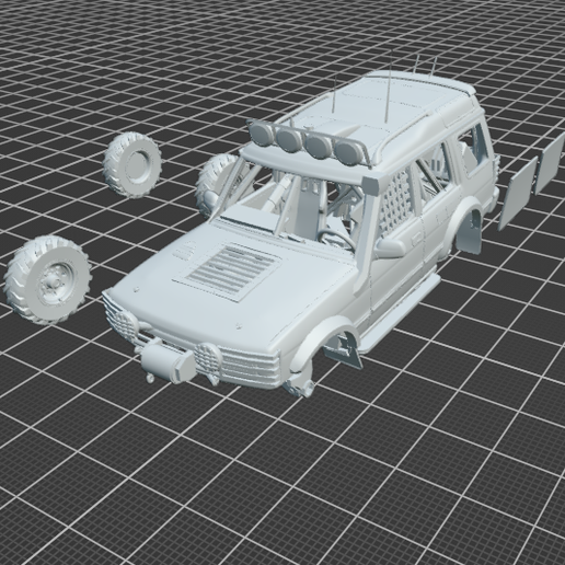 Land Rover Discovery 2 D2  rally CAR