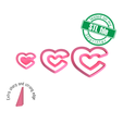 7772594_A_2.png Puppy, cute pets collection, 3 Sizes, Digital STL File For 3D Printing, Polymer Clay Cutter, Earrings, CookieHoop Heart Earrings, St valentine's, 3 Sizes, Digital STL File For 3D Printing, Polymer Clay Cutter, Cookie cutter, sharp, strong edge