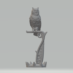 1.png STL file Owl 3D Model 3D print model・3D print object to download