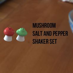 spshakerset_display_large.jpg Archivo STL gratis Set de sal y pimienta para champiñones・Objeto de impresión 3D para descargar