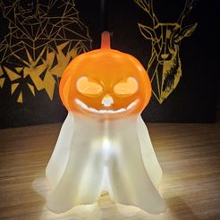 20230921_003928.jpg Archivo STL Fantasma de calabaza・Modelo de impresora 3D para descargar