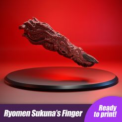 TemplateCults_SukumeFinger.jpg Ryomen Sukuna's Finger Jujutsu Kaisen fertig zum Druck