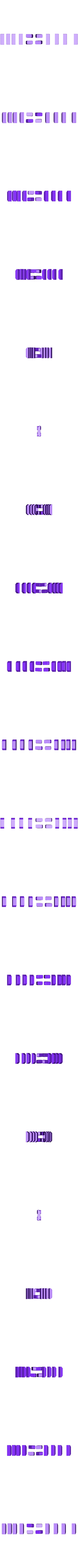 Ladder_flattened_black_parts.stl 3D-printable scale model of a ladder