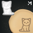 kitty.png Высечки для печенья - Домашние животные