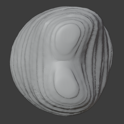 Large Sandstone Rock (04) - 3D model önizlemesi