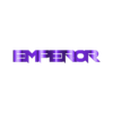 Text Flip - Emperor.stl Text Flip - G.O.A.T.
