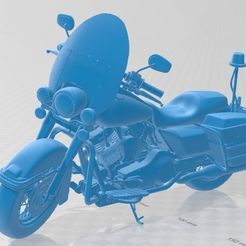 Harley-Davidson-Police-1.jpg 3D file Harley Davidson Police Printable Motorbike・3D printing design to download