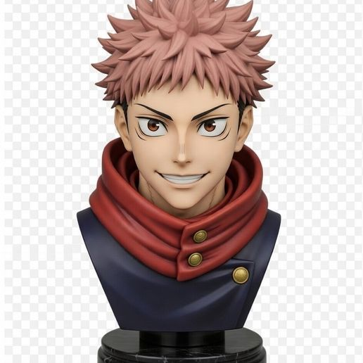 Itadori Yuji Bust - Jujutsu Kaisen : Bust STL 3D Print Ready