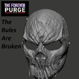 Bullet-Mask.png Bullet Face The Forever Purge Movie Mask STL